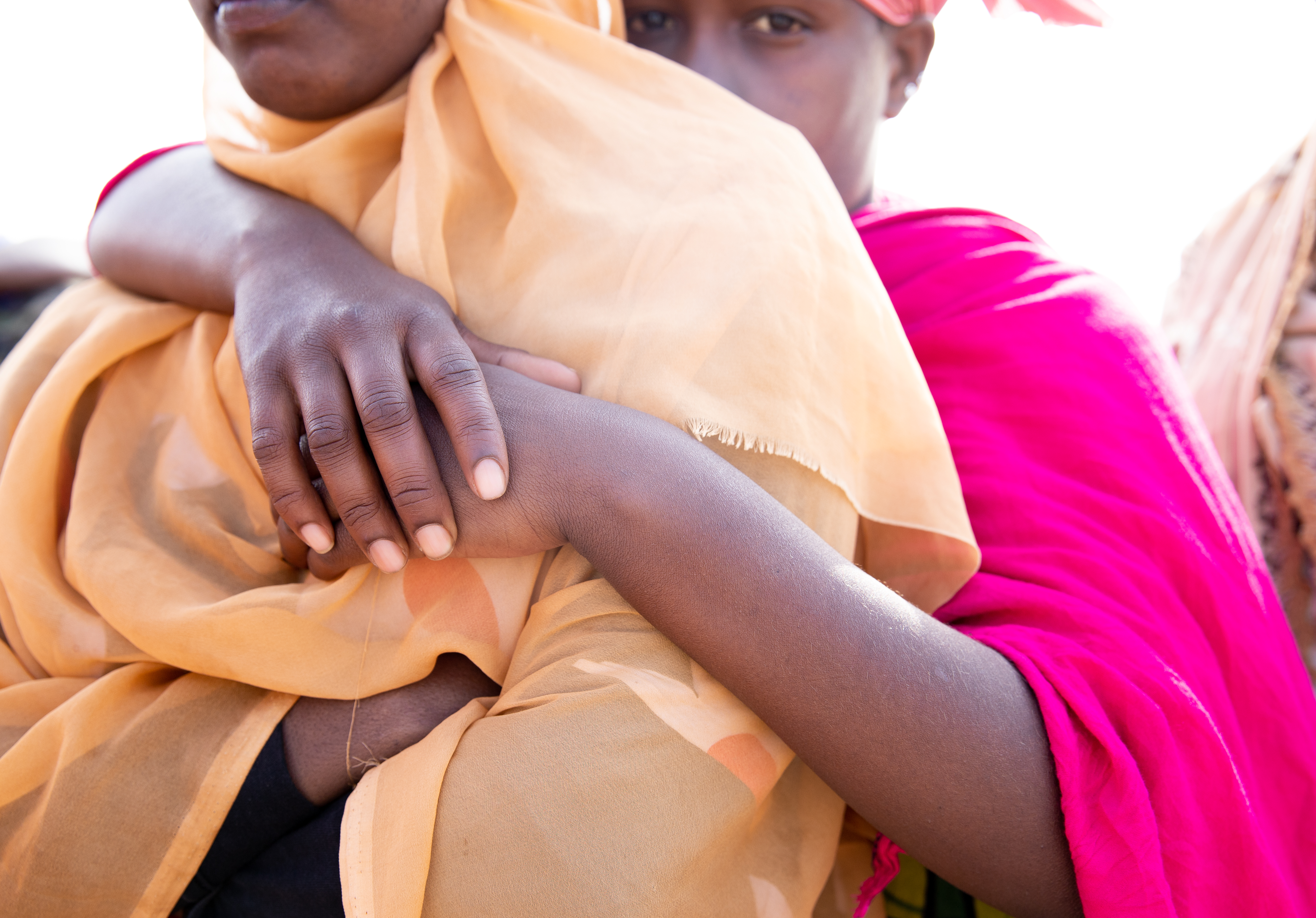 Young women migrating from Ethiopia with the hopes of a better life in the Gulf State. Photo: IOM 2023/Eva Sibanda